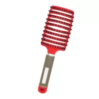 Red Profiled Hairbrush Michel Philippe