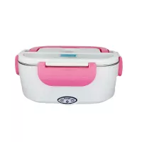 Lunch box stalowy elektryczny różowy Electric Pink Steel Heated Lunch Box