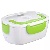 Lunchbox stalowy elektryczny zielony Electric Green Steel Heated Lunchbox