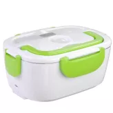 Lunchbox stalowy elektryczny zielony Electric Green Steel Heated Lunchbox