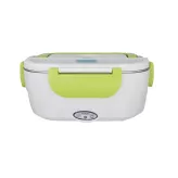 Lunch box stalowy elektryczny zielony Electric Green Steel Heated Lunch Box