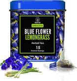 Butterfly Pea Lemongrass Herbal Tea Blue Tea 15 Pyramid Teabags