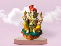 Ganesh Ji Idol 1.25kg Height-23 cm, Width-17cm, Depth-15cm