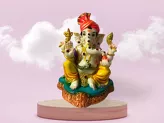 Ganesh Ji Idol 1.25kg Height-23 cm, Width-17cm, Depth-15cm