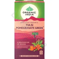 Tulsi Green Tea Pomegranate 25 teabags Organic India