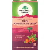 Herbata zielona Tulsi  z kwiatem granatu Organic India  25 torebek
