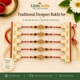 Bransoletka Rakhi wzór 9 Raksha Bandhan 1szt.
