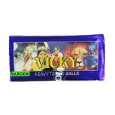 Piłki tenisowe do krykieta Heavy Tennis Balls Maroon Vicky 6 sztuk