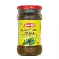 Marynowane zielone chilli Green Chilli Pickle Aachi 300g