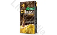 Farba do włosów naturalny brąz Oil Fusion Dabur Vatika 108ml