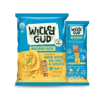 Macaroni Pasta Durum Wheat 2x Fiber WickedGud 400g