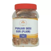 Azúcar de caña en cubos Punjabi Desi Gur Plain Lakshmi 500g