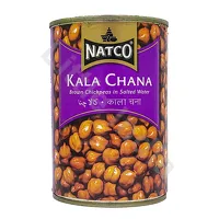 Kala Chana Brown Chickpeas In Salted Water Natco 400g