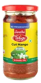 Marynowane mango w oleju z czosnkiem Telugu Foods 300g
