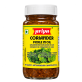 Coriander Pickle (without garlic) in oil 300g Priya