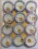 DIYA MATKI+WAX 12PCS