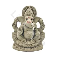 Ganesh Figurine On Throne 16,5cm