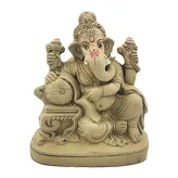 Figurka Ganesh na tronie 18cm