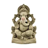 Ganesh Figurine On Throne 17cm