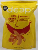 Długie chipsy bananowe z czerwonym chilli Deep 200g