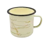 Beige Enamel Mug Sunlight 0.5L