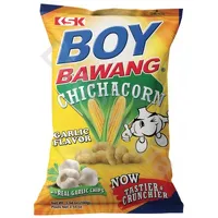 Chrupki kukurydziane o smaku czosnku Boy Bawang Chichacorn KSK 100g