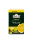 Herbata czarna z cytryną i limonką Lemon and Lime Twist Ahmad Tea 20 torebek