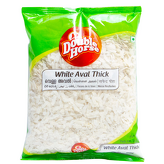 White Aval Thick (Rice Flakes) 400g Double Horse