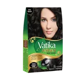 Farba do włosów głęboka czerń Henna Hair Color Dabur Vatika 60g