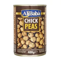 Ciecierzyca brązowa w puszce Chick Peas AliBaba 400g