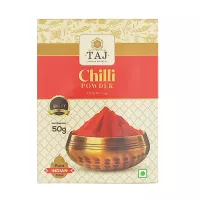 Polvo de chile molido Taj Masala India 50g