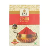 Polvo de chile molido Taj Masala India 50g