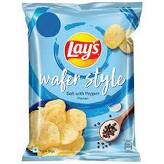 Wafer Style Potato Chips Salt with Pepper Lay's 48g