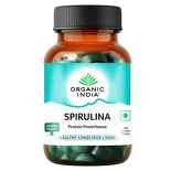 Spirulina – naturalne źródło białka Organic India 60 kapsułek