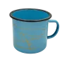 Blue enamel mug with handle Enamel Mug Sunlight 0.5L