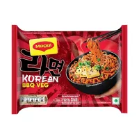 Makaron Korean BBQ Instant Veg Noodles Maggi 90g
