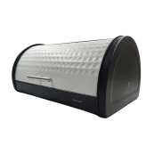Chlebak biało-czarny 38x28x18.5cm wzór pikowany 1531 Besthoff