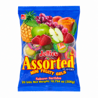 Assorted Mini Fruity Gels Jellico 306g