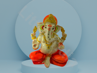 Ganesh Ji Idol 1.25kg Height-23 cm, Width-17cm, Depth-15cm