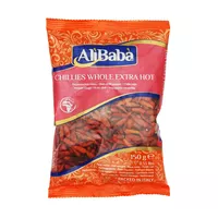 Chiles enteros extra picantes AliBaba 150g