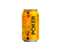 Cerveza lager 4% Cerveza Poker 330ml