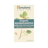 Organic Ashwagandha Releases Stres Boosts Energy Himalaya 60 caplets