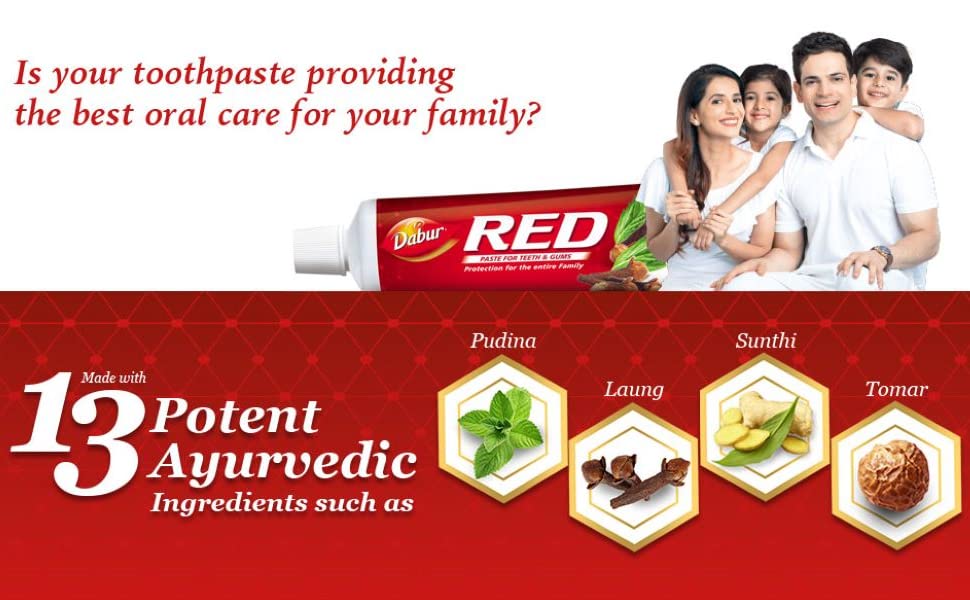 Ayurvedic Toothpaste Dabur Red 200g